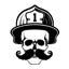 'Stache Salt logo